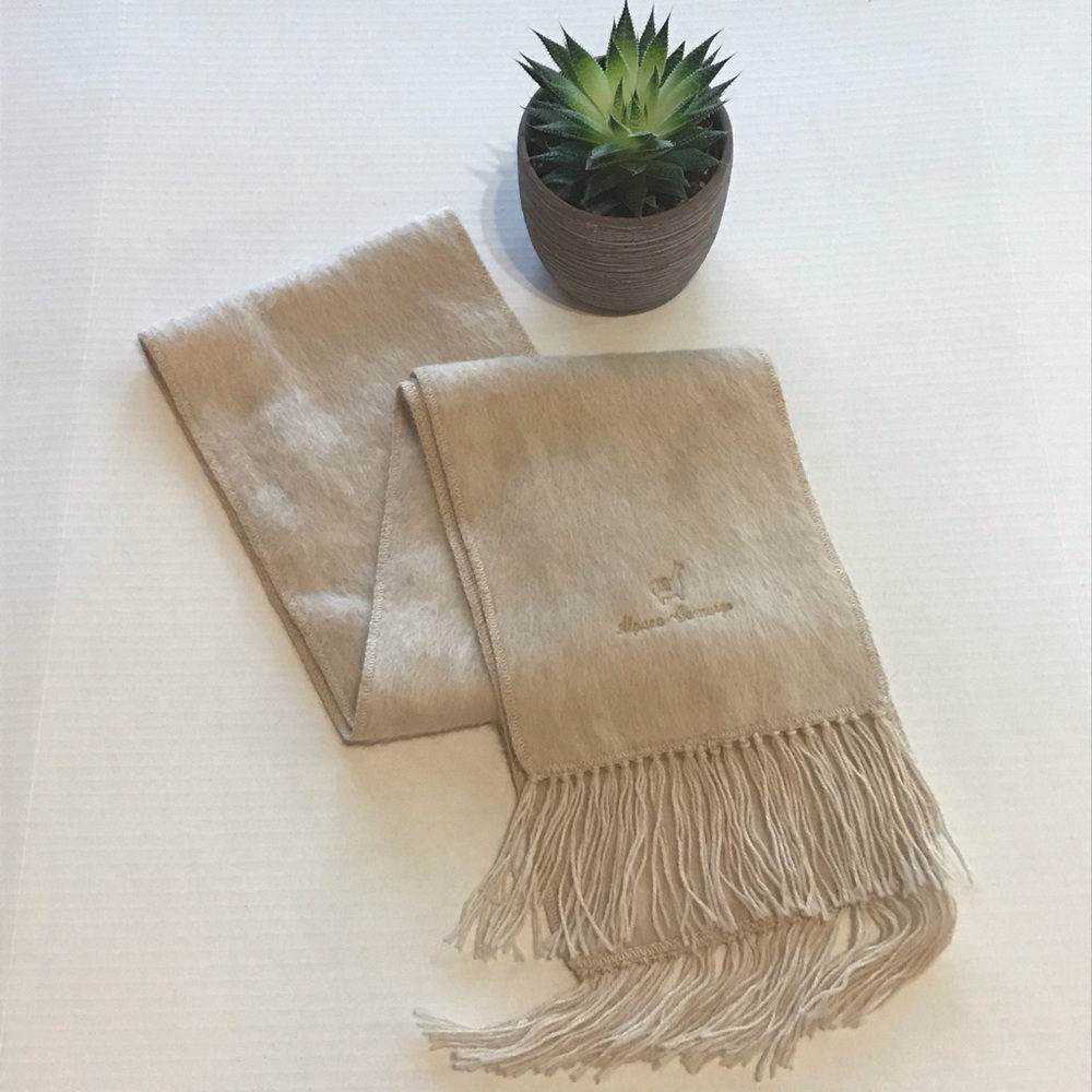 Alpaca Camargo beige Scarf
